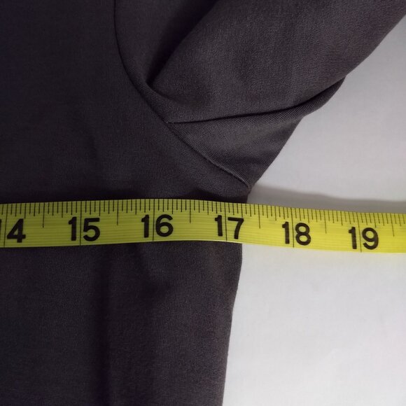 Betabrand Gray Ponte Knit Work Active Thumb Holes Blazer Jacket Stretch Medium - Picture 12 of 14